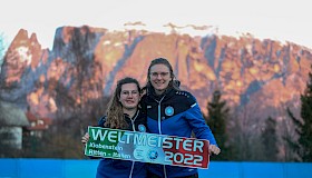 Weltmeister im Mannschaftsspiel 2022 - Sophia Enderle & Franziska Knoll